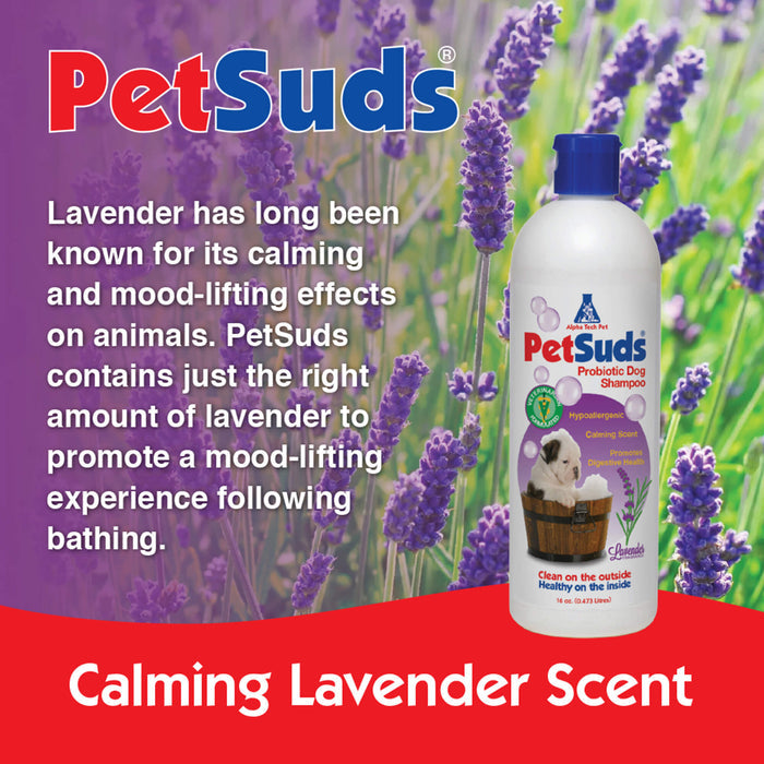 PetSuds Probiotic Pet Shampoo, 16 oz - 005ALPHA-5700 - 4