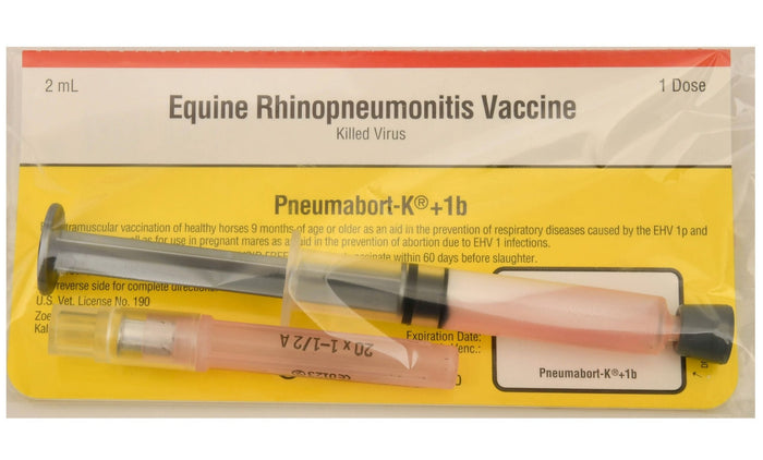 Pneumabort K +1b Vaccine for Horses - F7P6 - 1 Dose - 1