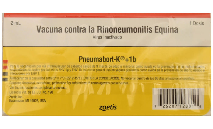 Pneumabort K +1b Vaccine for Horses - F7P6 - 1 Dose - 2