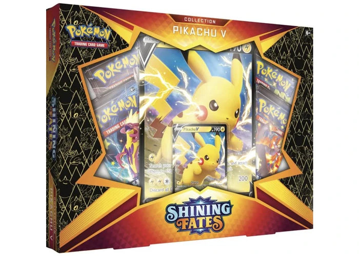 Pokémon TCG Sword & Shield Shining Fates Pikachu V Collection Box