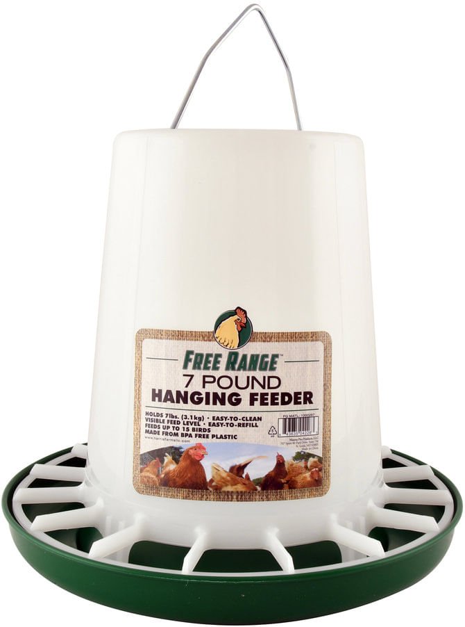 Poly Hanging Chicken Feeders - HAFH6 - 7 lbs - 1
