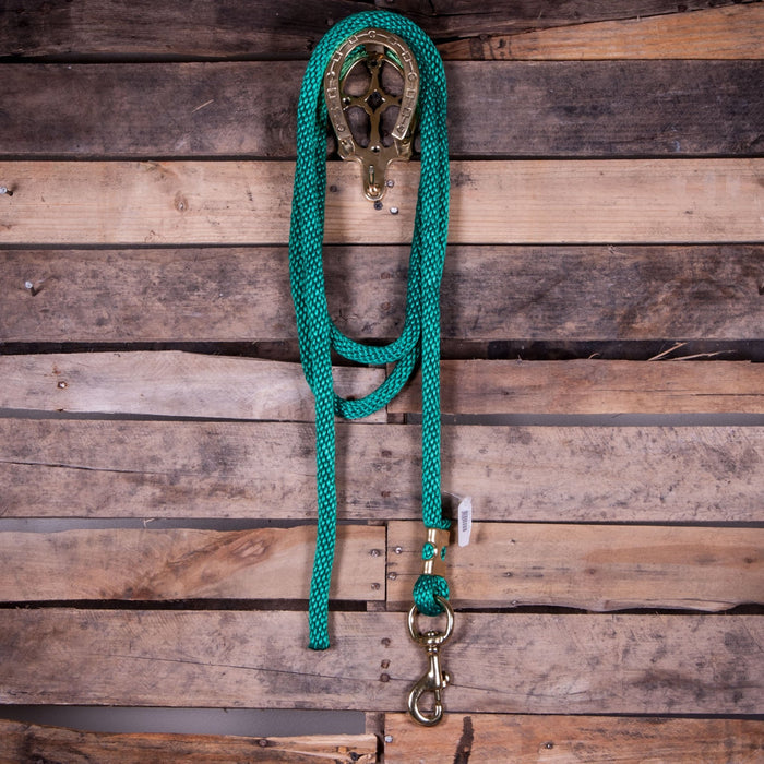 Poly Lead Rope with Bolt Snap, 10'L - BYA4 - Kelly Green - 5