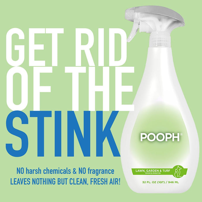 Pooph Lawn, Garden & Turf Odor Eliminator - PH2A - 32 oz - 3