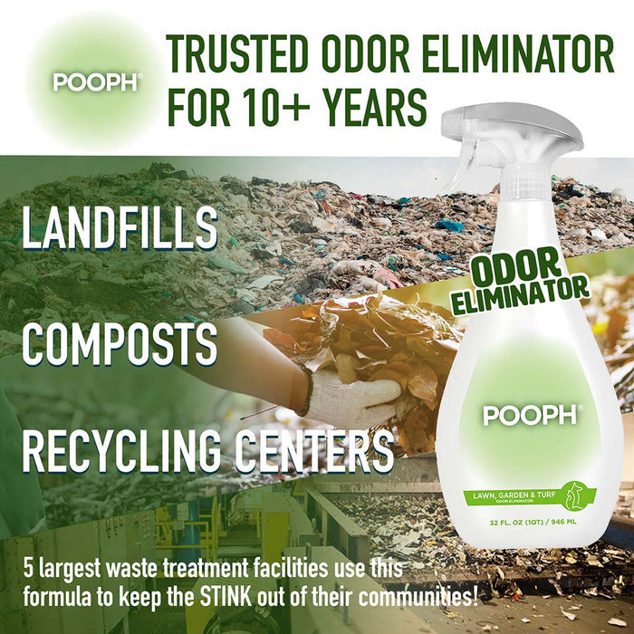 Pooph Lawn, Garden & Turf Odor Eliminator - PH2A - 32 oz - 7