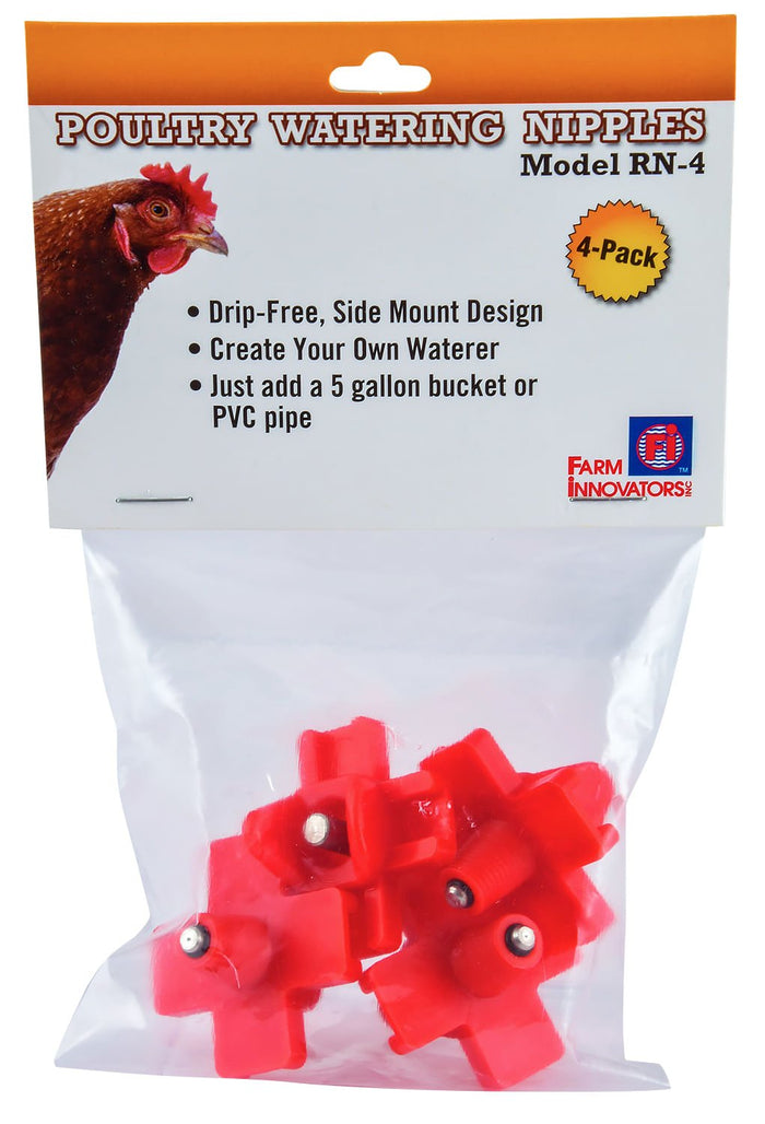 Poultry Watering Nipple, 4 pk - 5FAP - 1