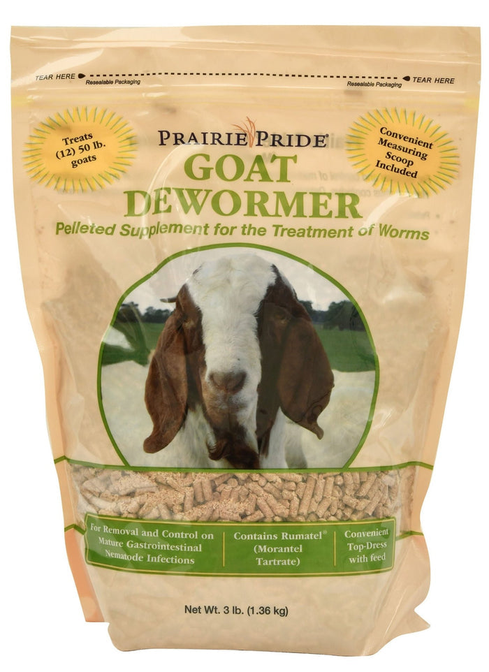 Prairie Pride Pelleted Goat Dewormer, 3 lb - RFIAE - 1