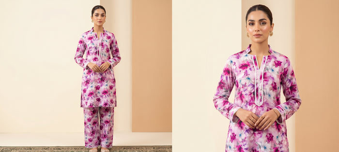 Premium Floral Printed Lawn Cotton 2 Piece Suit for Women | Pakistani Summer Dress