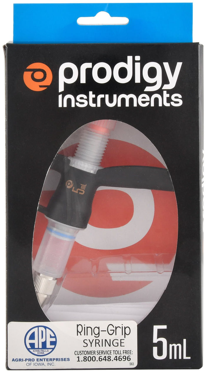 Prodigy 5 mL Ring - Grip Syringe - APAG - 1