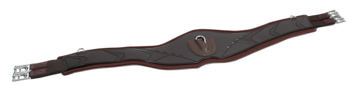 Professional's Choice Contoured Jump Girth, Brown - PL1AEG - 40 in - 7