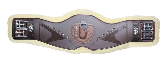 Professional's Choice Fleece Contoured Monoflap Girth, Brown - PL14HL - 20 in - 6