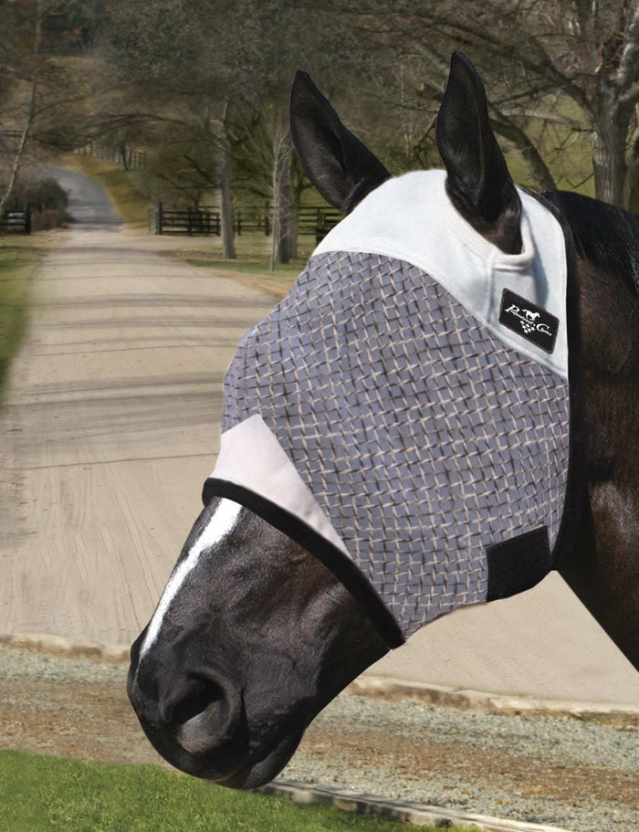 Professional's Choice Nylon Mesh Horse Fly Mask without Ears - PL14TS - Cob - 3