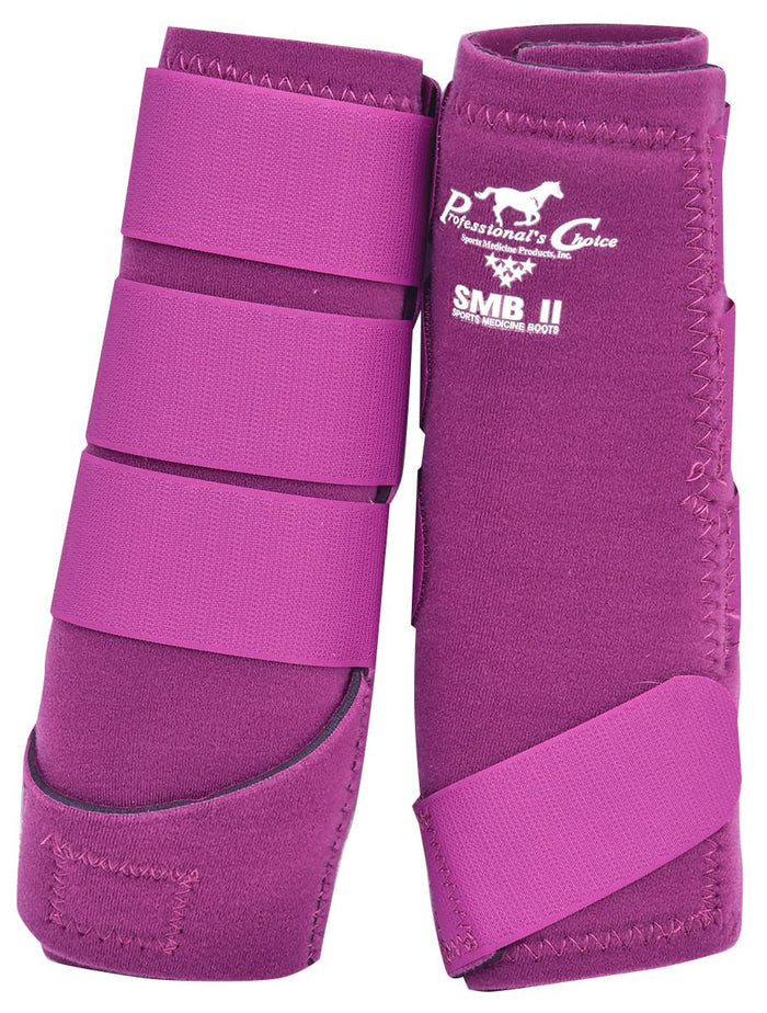 Professionals Choice SMB II Sports Medicine Boots for Horses - PLGP - Medium - Purple - 1