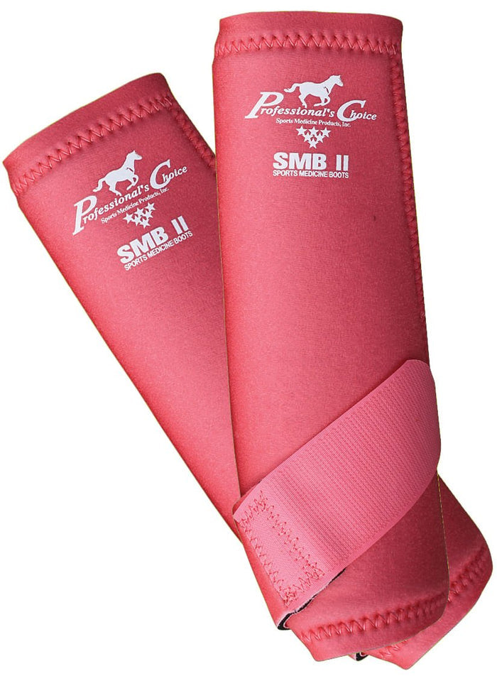 Professionals Choice SMB II Sports Medicine Boots for Horses - PLGM - Medium - Crimson - 9