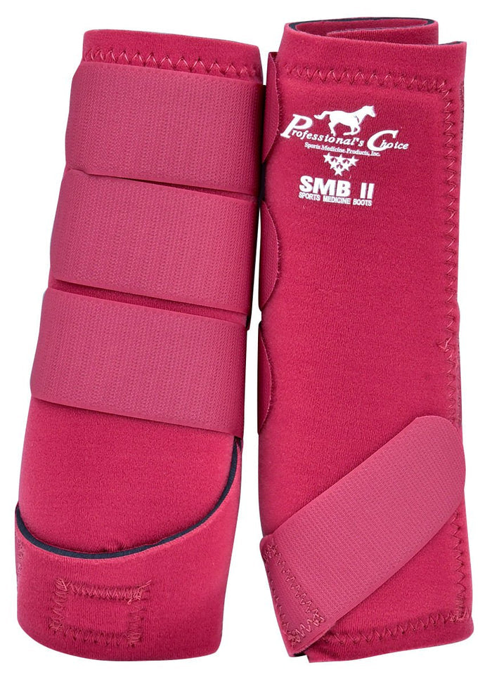 Professionals Choice SMB II Sports Medicine Boots for Horses - PL12AC - Medium - Wine - 13