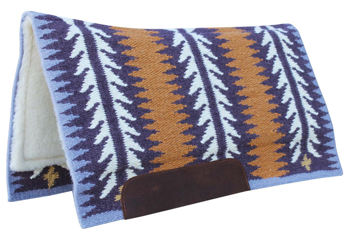 Professional's Choice "Ventana" Wool Saddle Pad - PL14JN - Cranberry - 30 in x 34 in - 5