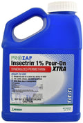 Prozap Insectrin 1% Pour - On Xtra Fly Insecticide for Livestock - LEPB - 1 Gallon - 1