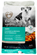 Purina Exclusive Signature Premium Small & Medium Breed Puppy Dry Dog Food, Chicken/Brown Rice - PANBM - 15 lbs - 1