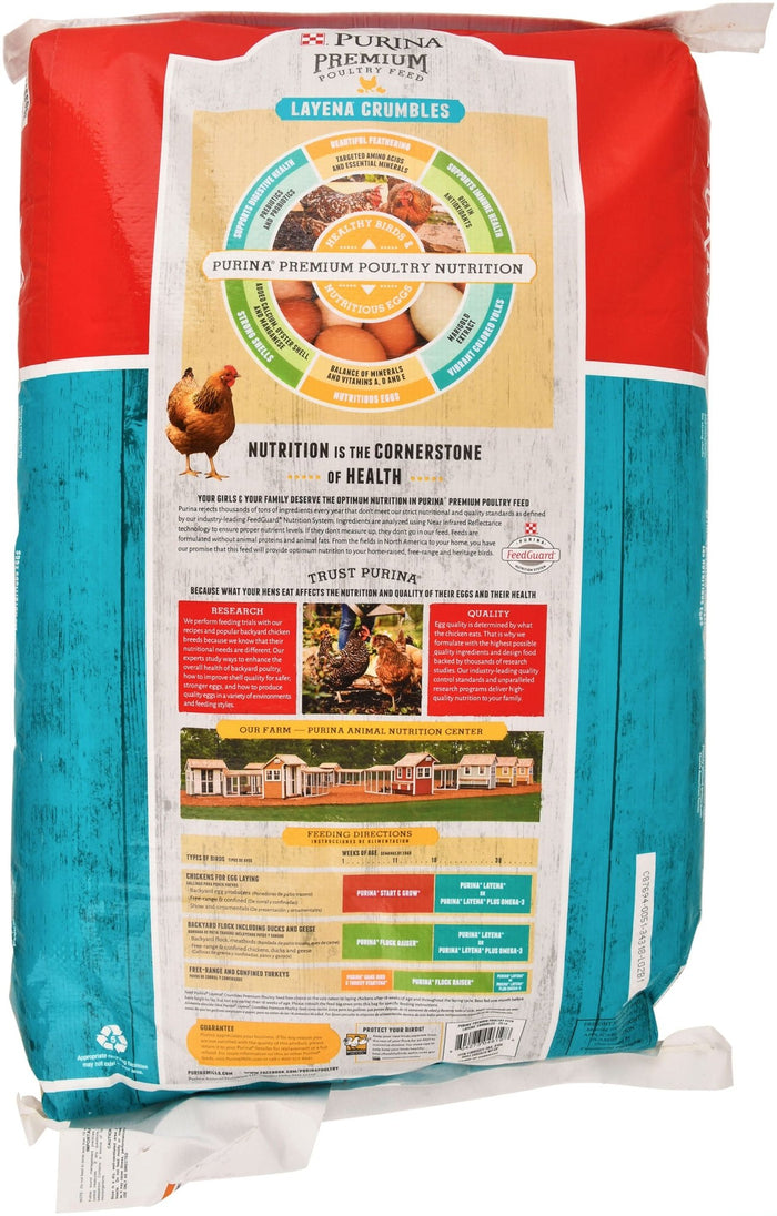 Purina Layena Crumbles - PANAK - 25 lbs - 2