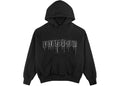 Purple Brand Spellout HWT Fleece Pullover Hoodie Black/White