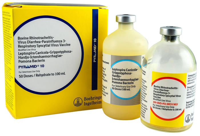 Pyramid 10 Cattle Vaccine - F7PI - 10 Dose Vial - 3