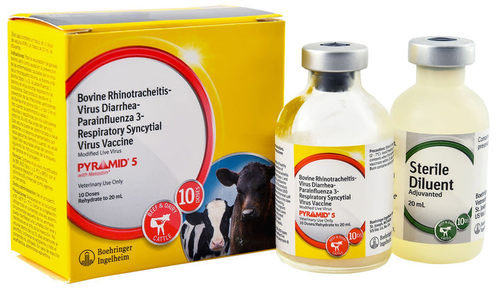 Pyramid 5 Cattle Vaccine - F7P8 - 10 Dose Vial - 1