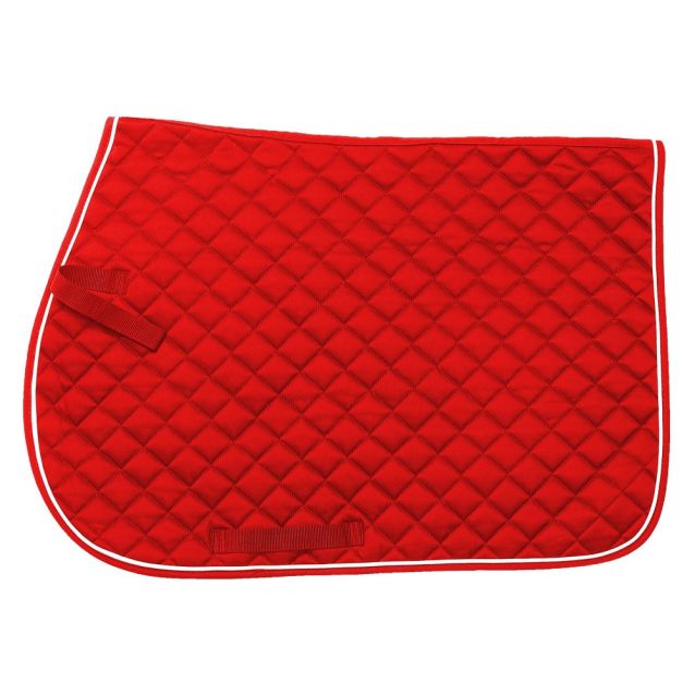 Quilted Event Saddle Pad - JTI3S - Red - 4