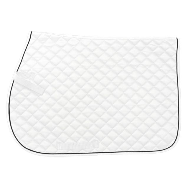 Quilted Event Saddle Pad - JTI3Q - White - 8