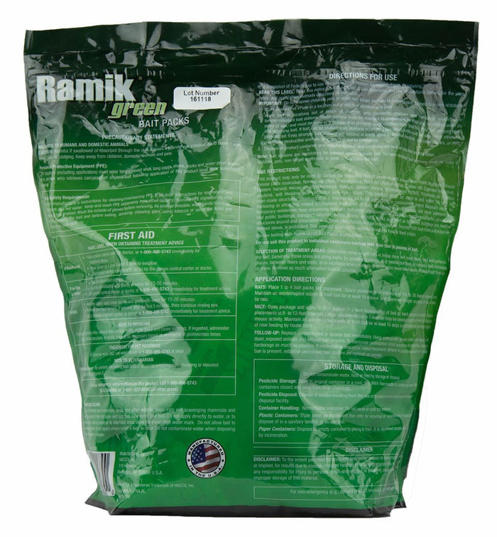 Ramik Green 4 oz Bait Packs - NE1AC - 2