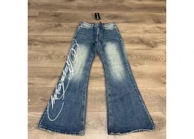 Raspberry Hills Script Logo Denim Jeans