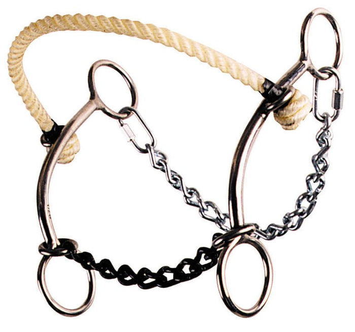 Reinsman Johnson Hackamore Combination Bit - RD1AM - 1