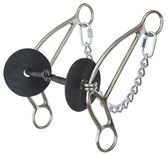 Reinsman Josey Short Shank Banana Gag Bit - RD1CE - 2