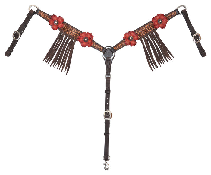 Reinsman Sarah Rose Vintage Breast Collar - RD1CQ - 3