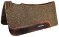 Reinsman Wool Felt Contour Saddle Pad, Dark Brown - RDZU - 31 x 30 x 1 - 3