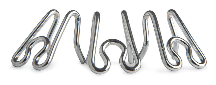 Replacement Links for Herm Sprenger Prong Collars - C2FA - 3 - Small (2.25 mm) - Silver - 2