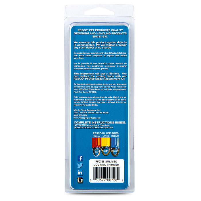 Resco Dog Nail Trimmer - LTT4 - Small/Medium - 4
