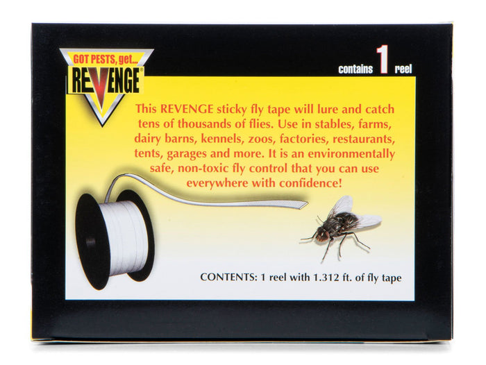 Revenge Sticky Fly Tape (& Accessories) - A5SA - Revenge Sticky Fly Tape Huge Reel, 1312 feet - 3