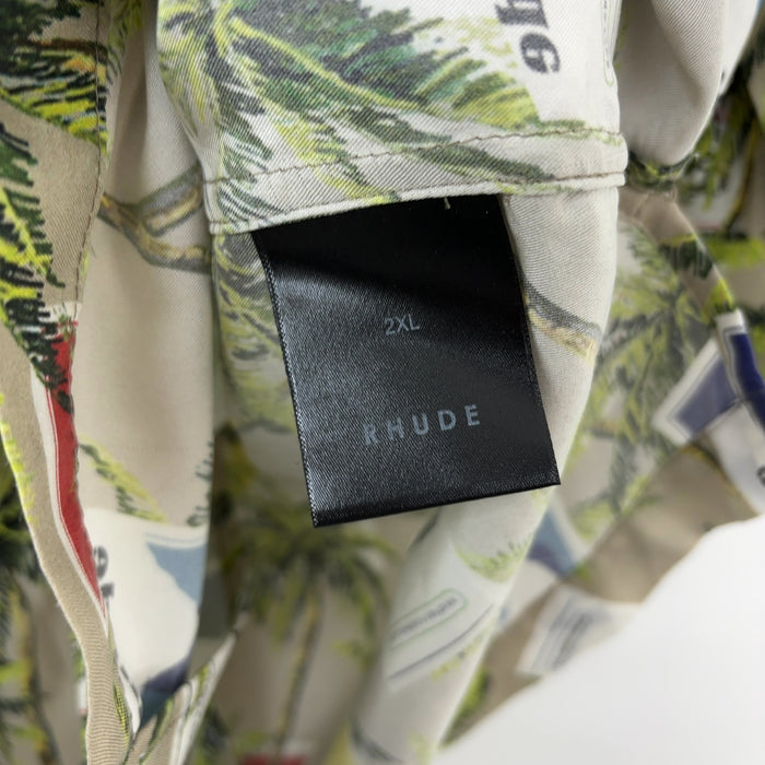Rhude Ciggerate Print Button Shirt Multi