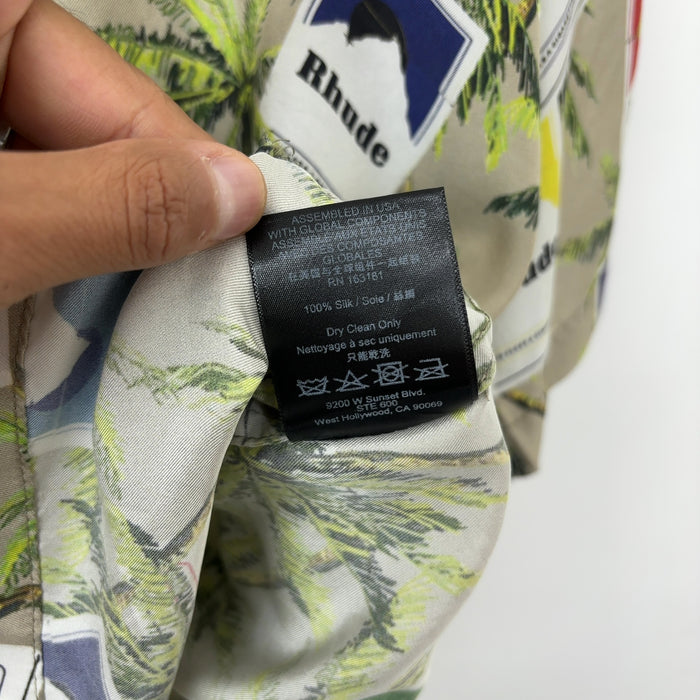 Rhude Ciggerate Print Button Shirt Multi