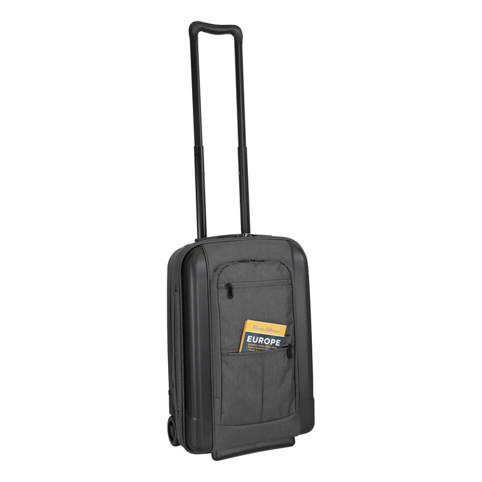 heather gray riga carry on extended handle