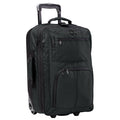 black rolling carry on front image