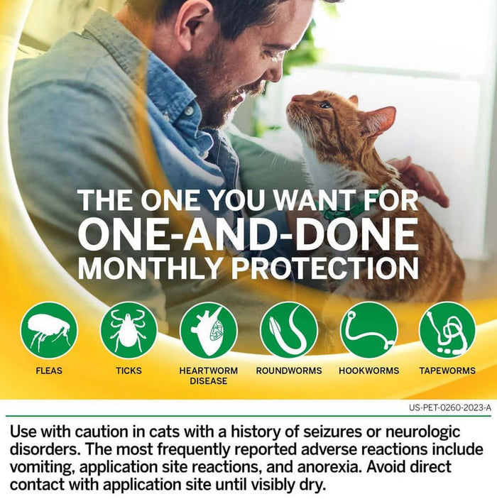 Nexgard Combo Topical for Cats - 012BI-160009 - 3pk - 1.8 - 5.5lbs - 4