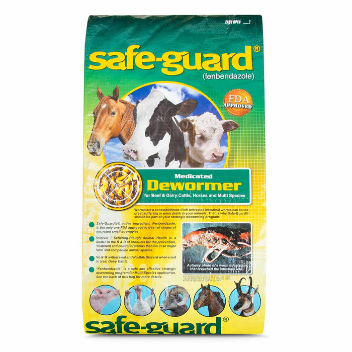 Safe - Guard Multi - Species Medicated Dewormer Pellets - MSYAC - 25 lb - Bag - 5