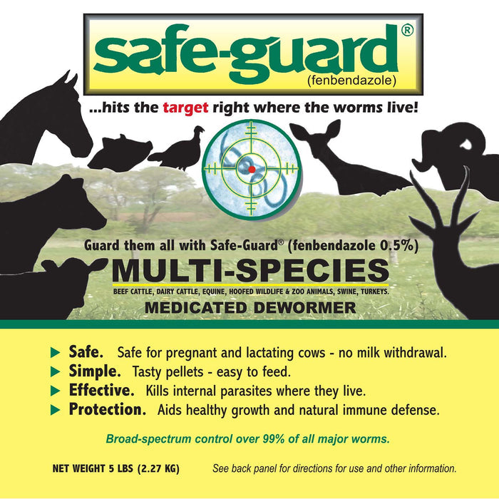 DUPLICATE - MSYAD - Safe - Guard Multi - Species Dewormer, Pellets, 5 lbs - MSYAD-DUPE - 5lb - 102 - 2