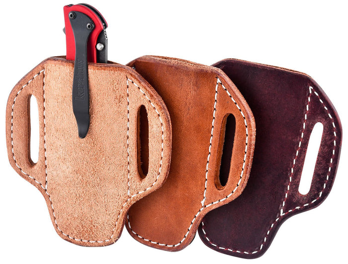 San Saba Leather Pancake Vertical Large Knife Sheath - SANHL - Harness - 1