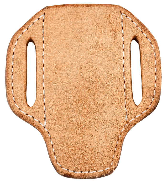 San Saba Leather Pancake Vertical Large Knife Sheath - SANHN - Roughout - 5