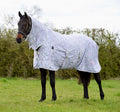 Saxon Combo Neck Horse Fly Sheet with Belly Wrap - KO1Q8 - Sea Unicorn - 75" - 1