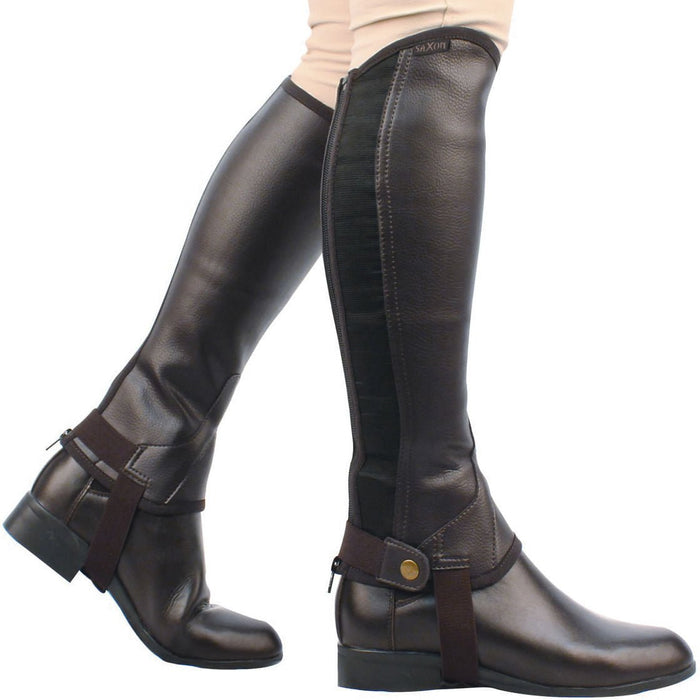 Saxon Easy - Care Women's Half Chaps, Pair - 0VSA2 - Black - XSmall - 1