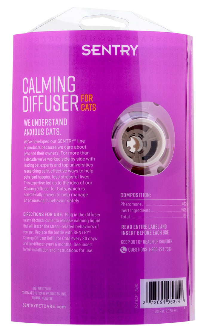SENTRY® Calming Diffuser Kit & Refills for Cats - O8DC - Kit - 2
