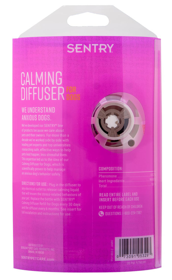 SENTRY Calming Diffuser Kit & Refills for Dogs - O8DA - Kit - 2