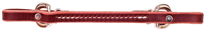 Sewn Leather Curb Strap, each - BCLS3 - Latigo - 4